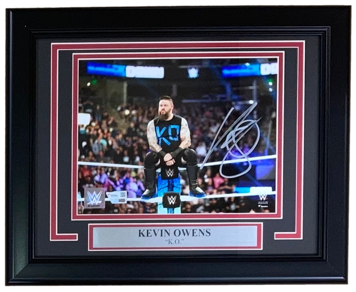 Kevin Owens Signed Framed 8x10 WWE Photo Fanatics - Sports Integrity