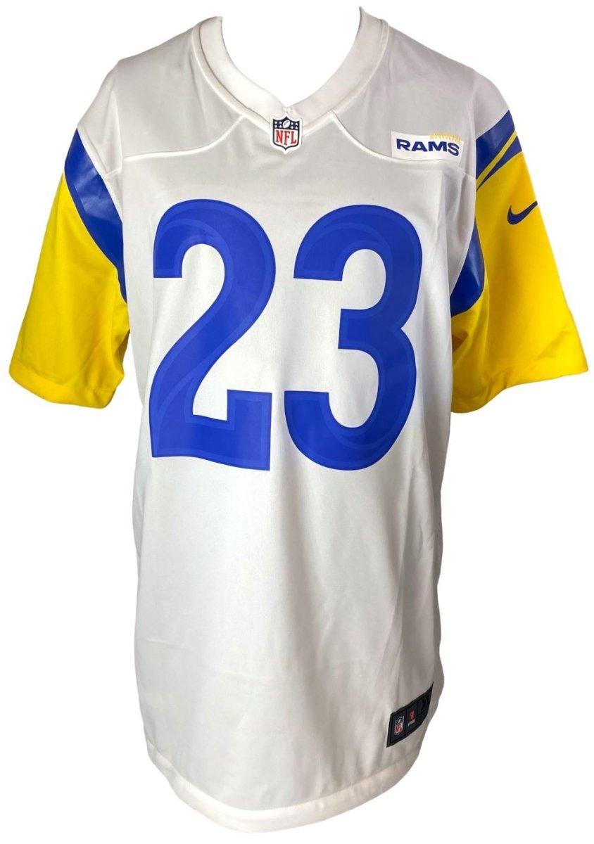 Kyren Williams Signed Los Angeles Rams White Nike Game Jersey BAS ITP - Sports Integrity