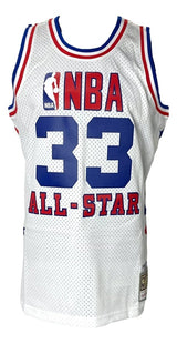 Larry Bird Signed Celtics All Star M&N Hardwood Classics Swingman Jersey PSA ITP - Sports Integrity