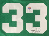 Larry Bird Signed Boston Celtics Green M&N HWC Swingman Jersey Bird+JSA ITP - Sports Integrity