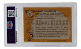 Magic Johnson Signed LA Lakers 1981 Topps Basketball Card #21 PSA/DNA Auto 10 - Sports Integrity