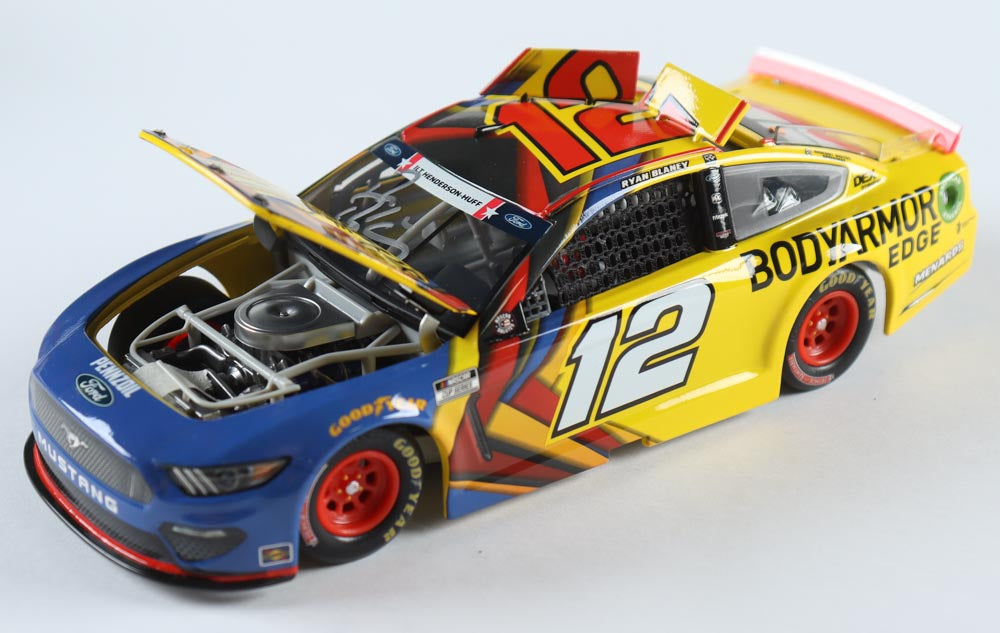 Ryan Blaney Signed 2021 #12 BodyArmor Edge Diecast Car - Limited Edition 504