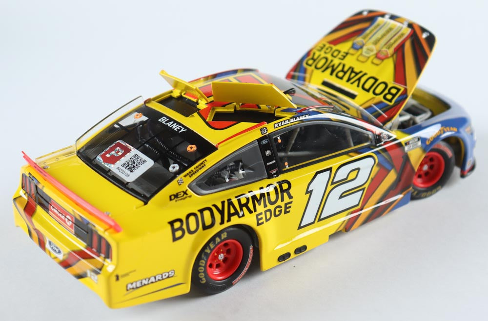 Ryan Blaney Signed 2021 #12 BodyArmor Edge Diecast Car - Limited Edition 504