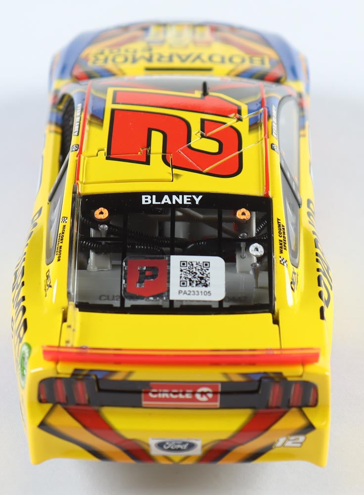 Ryan Blaney Signed 2021 #12 BodyArmor Edge Diecast Car - Limited Edition 504