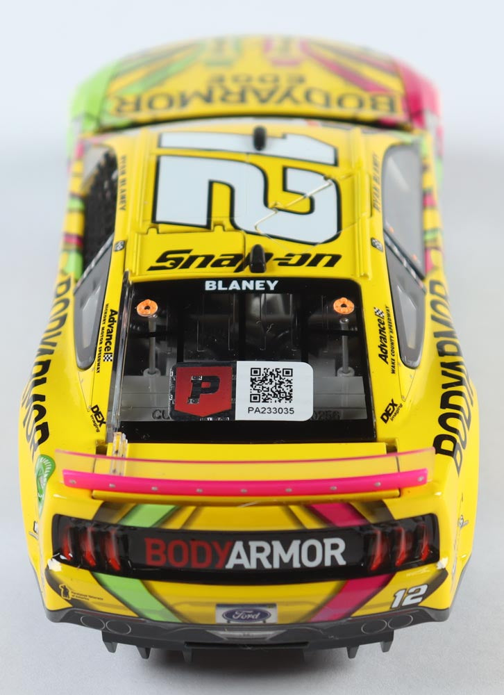 Ryan Blaney Signed 2022 BodyArmor Edge #12 Diecast Car | 1:24 Scale (Limited Edition)