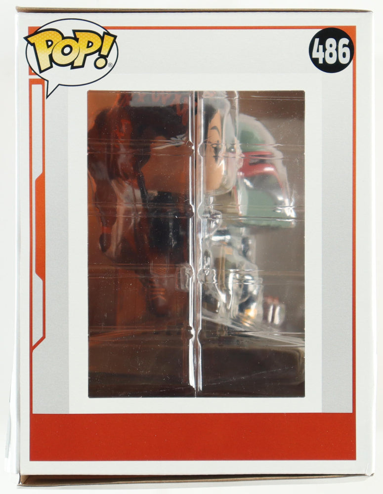 Daniel Logan Signed "Star Wars" Boba Fett And Fennec On Throne #486 Funko Pop! Bobble-Head Vinyl Figure Inscribed "Boba Fett" (PA)