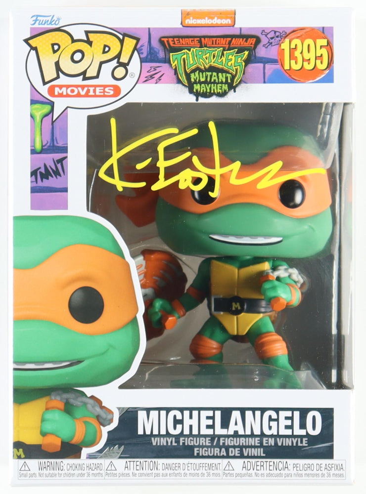 Funko Pop signed outlet Teenage mutant ninja turtle