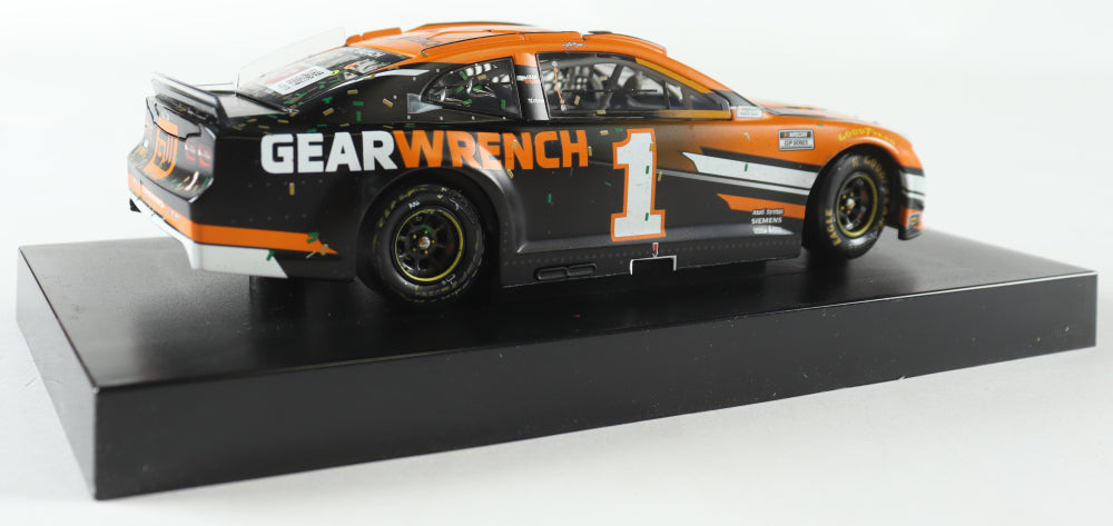 Kurt Busch Signed 2021 Atlanta Win NASCAR Raced 1:24 Diecast Car (PA)