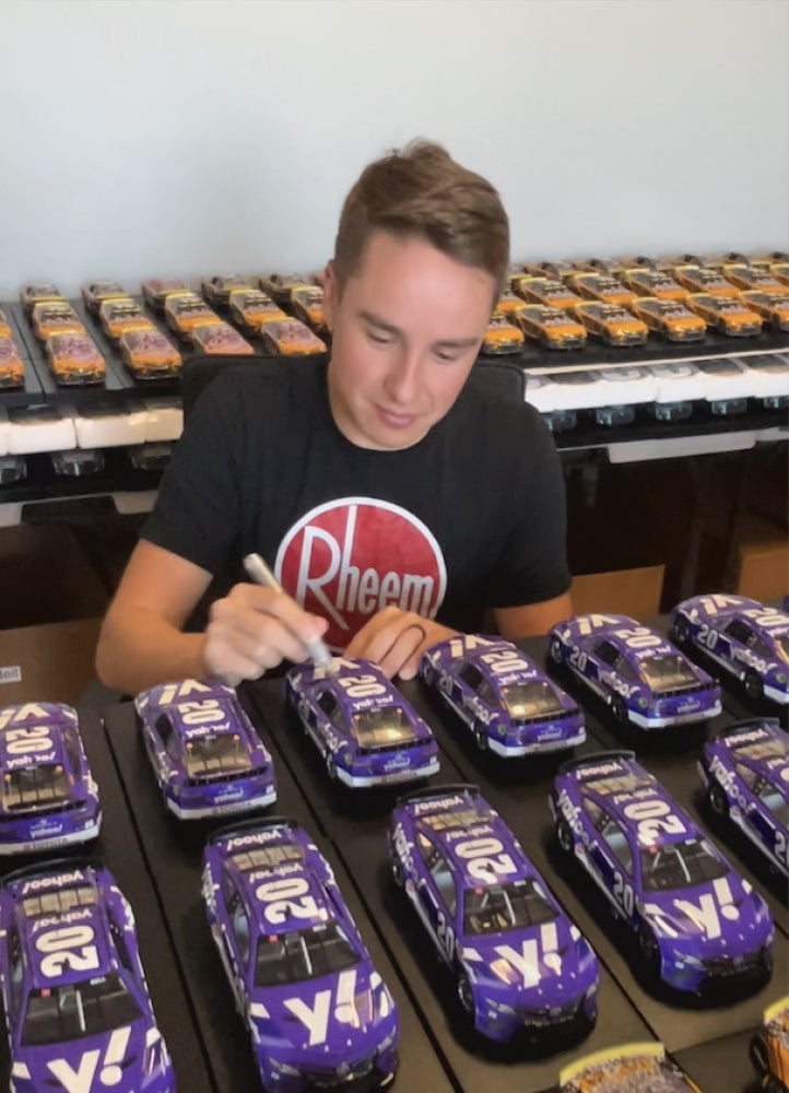 Christopher Bell Signed 2022 New Hampshire Win | Raced Version | 1:24 Diecast Car (PA)