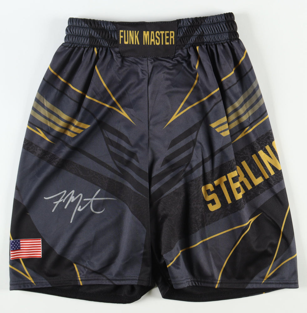 Aljamain Sterling Signed Custom Fight Shorts (Beckett)