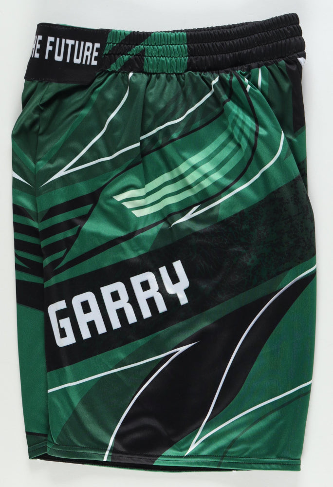 Ian Machado Garry Signed Custom Fight Shorts (Beckett Witnessed)