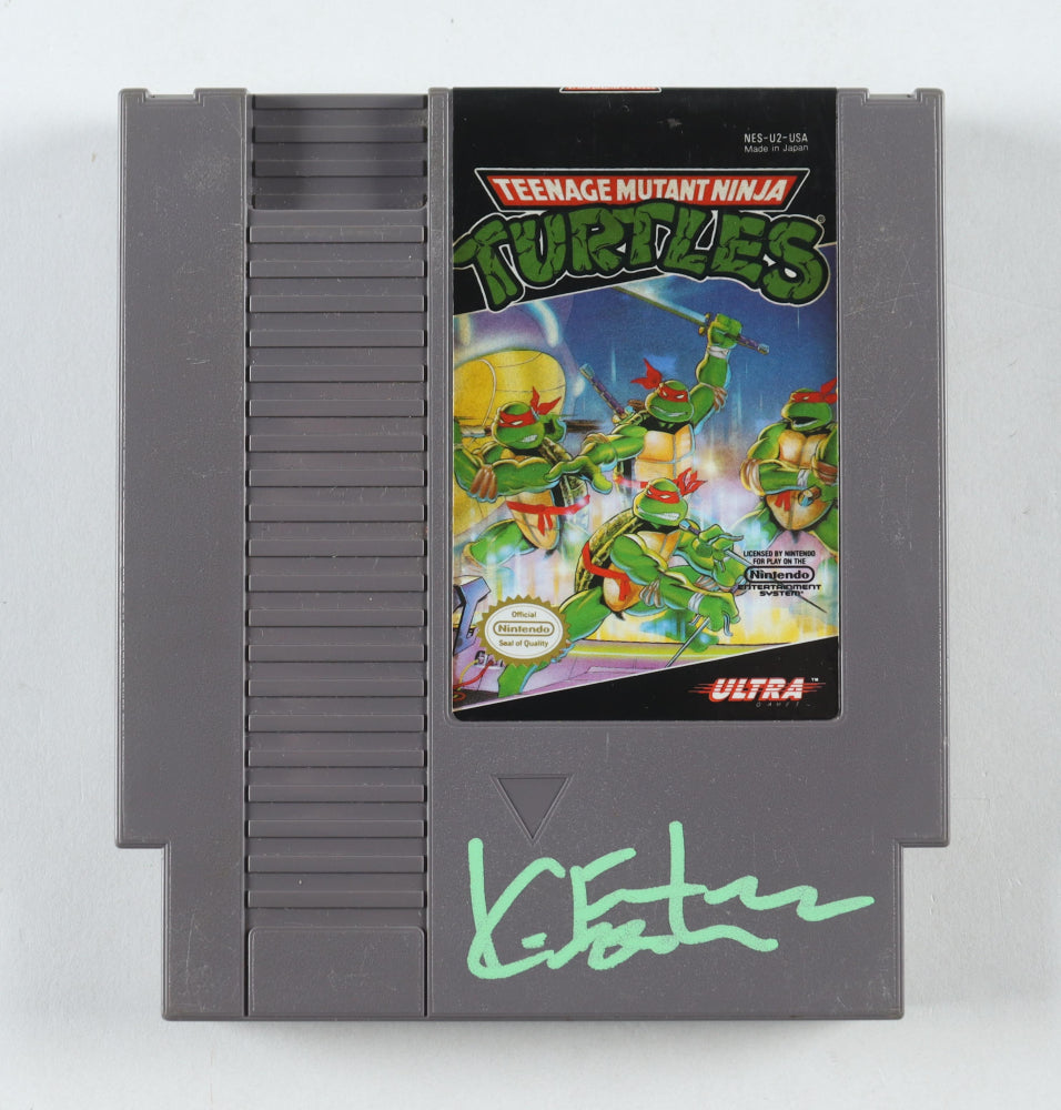 Kevin Eastman autographed Nintendo store cartridge Beckett COA