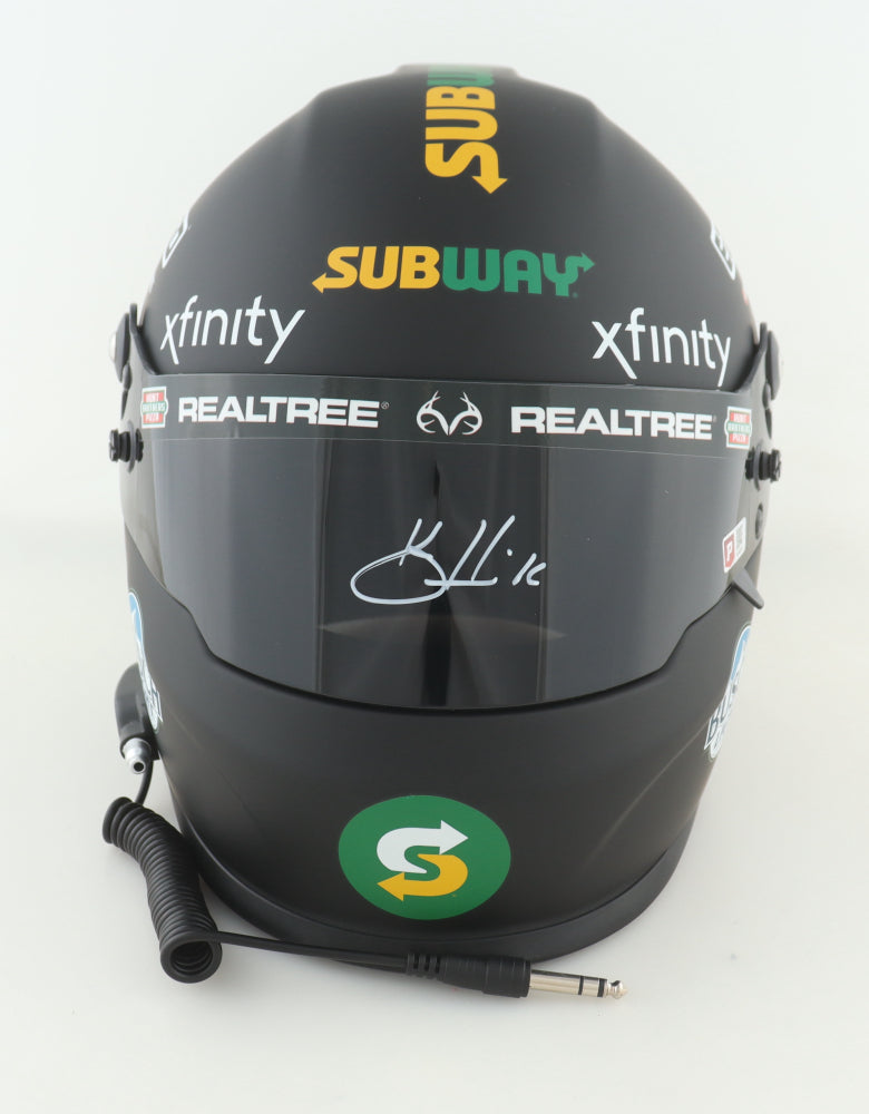 Kevin Harvick Signed NASCAR Full-Size Replica Helmet – Subway Design (COA)