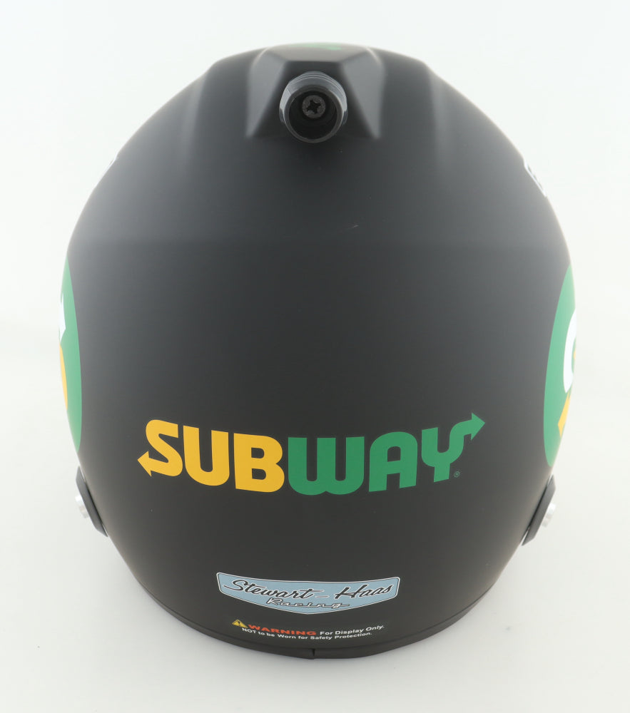 Kevin Harvick Signed NASCAR Full-Size Replica Helmet – Subway Design (COA)