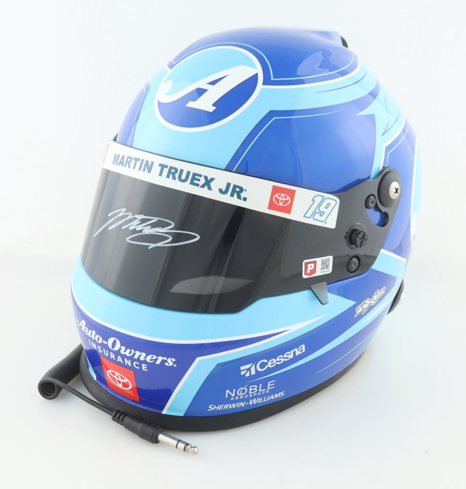 Martin Truex Jr. Autographed Auto-Owners Insurance Full-Size NASCAR Helmet (COA)