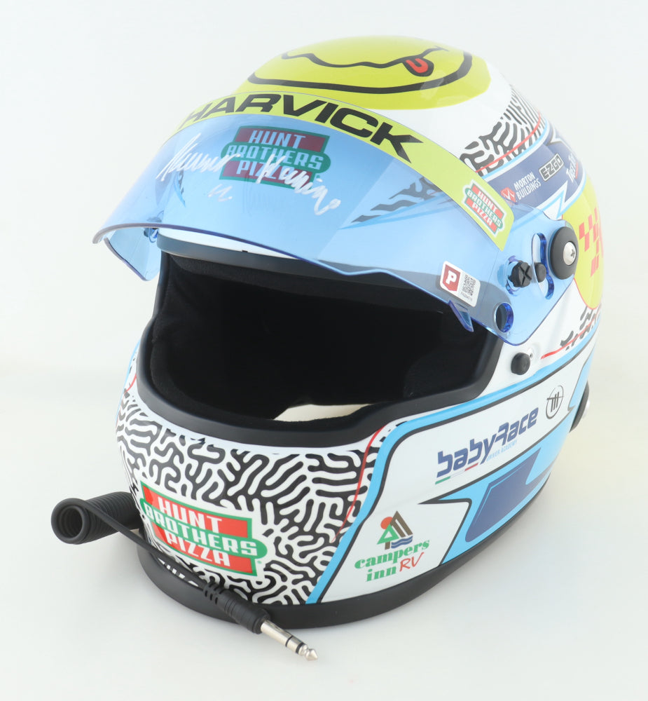 Keelan Harvick Signed 2023 Full-Size European Helmet with COA