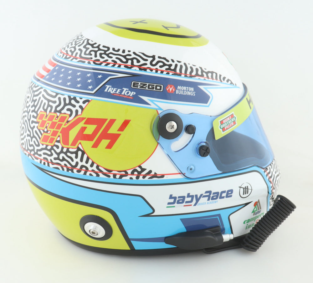 Keelan Harvick Signed 2023 Full-Size European Helmet with COA