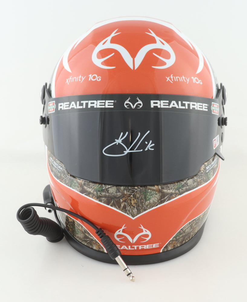 Kevin Harvick Autographed Full-Size NASCAR Realtree Helmet (COA)