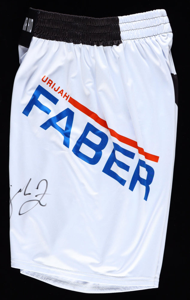 Urijah Faber Signed Custom Fight Shorts (Beckett Witnessed)