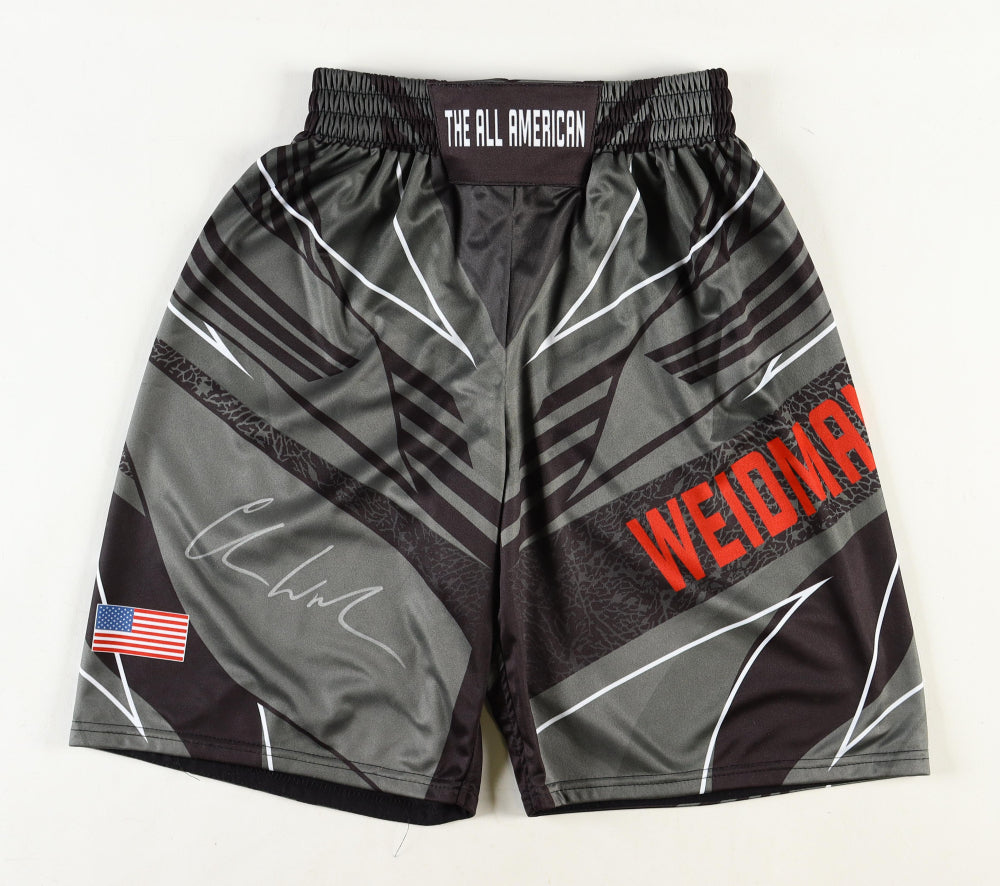 Chris Weidman Signed Custom Fight Shorts (PA)