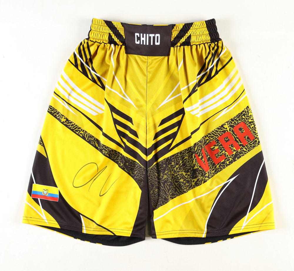 Marlon "Chito" Vera Signed Custom Fight Shorts (Beckett)