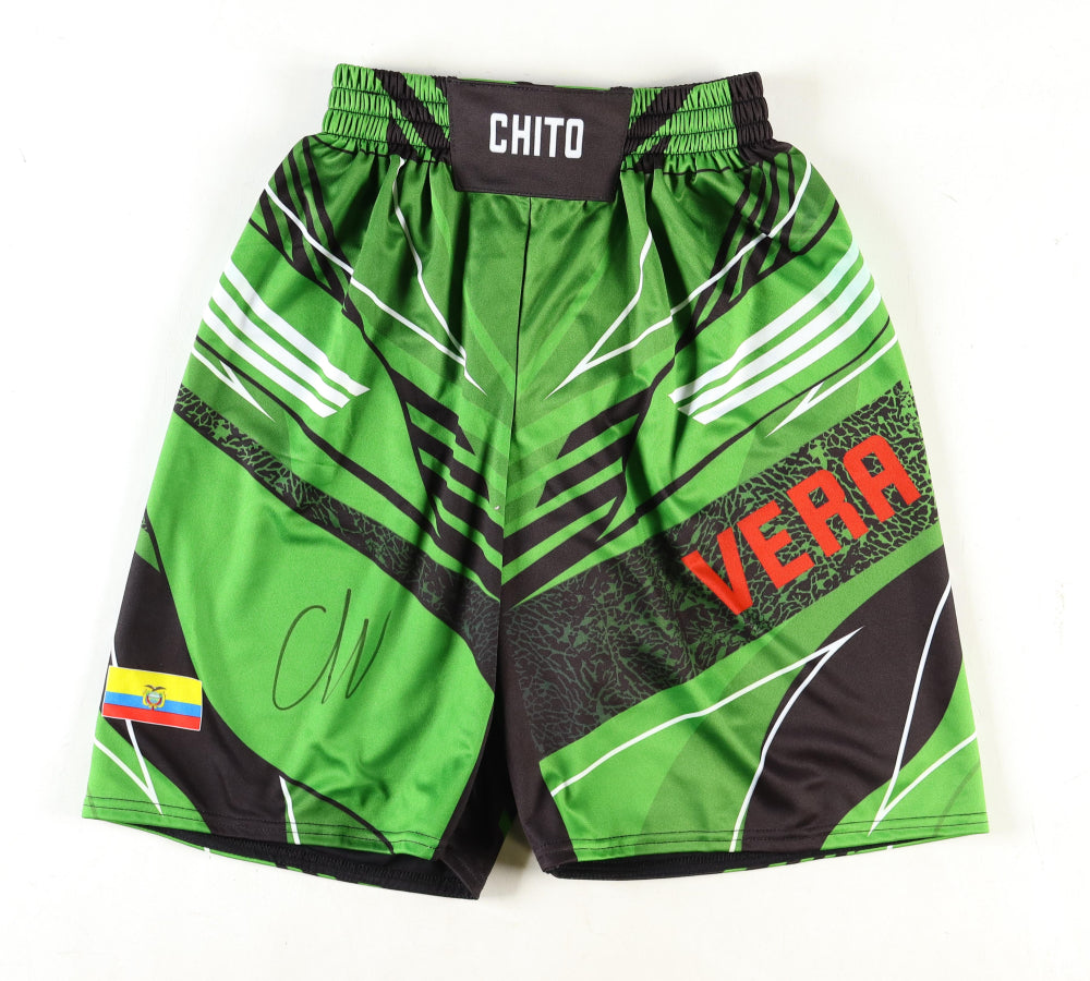 Marlon "Chito" Vera Signed Custom Fight Shorts (Beckett)