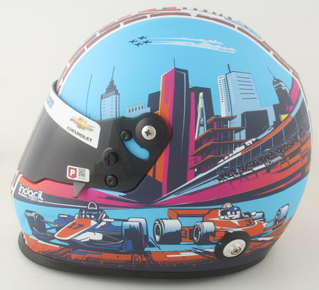 Kyle Larson Signed Full Size Indy 500 Helmet (PA)