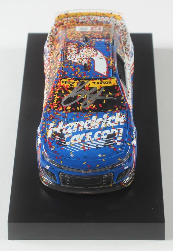 Kyle Larson Signed "HendrickCars" 2023 Darlington Win Camaro ZL1 1:24 Scale Die-Cast Car (PA)