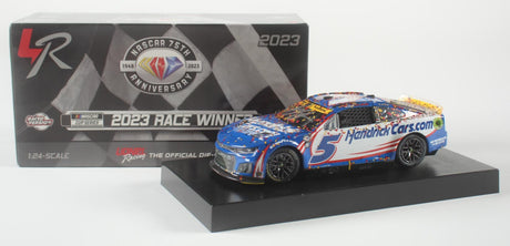 Kyle Larson Signed "HendrickCars" 2023 Darlington Win Camaro ZL1 1:24 Scale Die-Cast Car (PA)