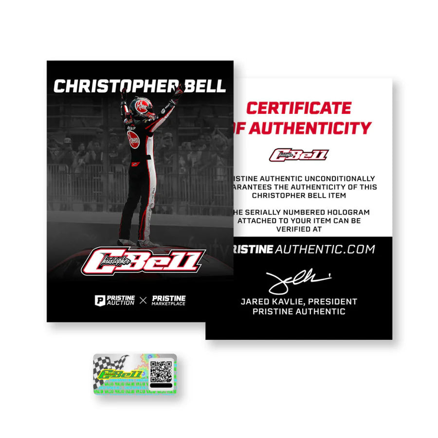 Christopher Bell Signed 20x30 SpeedCanvas Portrait (PA)