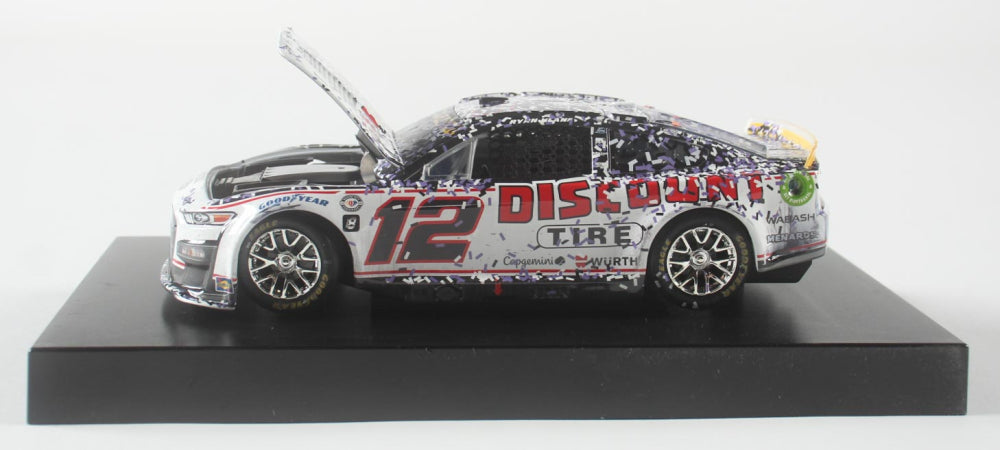 Ryan Blaney Signed 2023 #12 Discount Tire Martinsville Win 1:24 Diecast Car (PA)