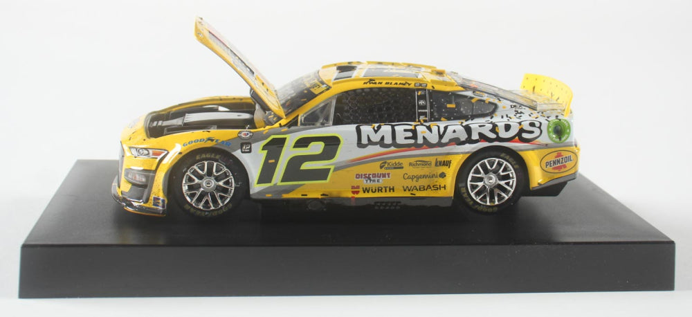 Ryan Blaney Signed 2023 #12 Pennzoil/Menards Talladega Win 1:24 Diecast Car (PA)