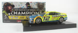 Ryan Blaney Signed 2023 #12 Menards Dutch Boy Champion 1:24 Diecast Car (PA)