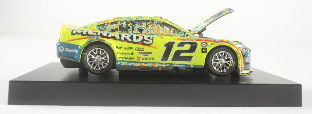 Ryan Blaney Signed 2023 #12 Menards Dutch Boy | Phoenix Race Version | 1:24 Diecast Car (PA)