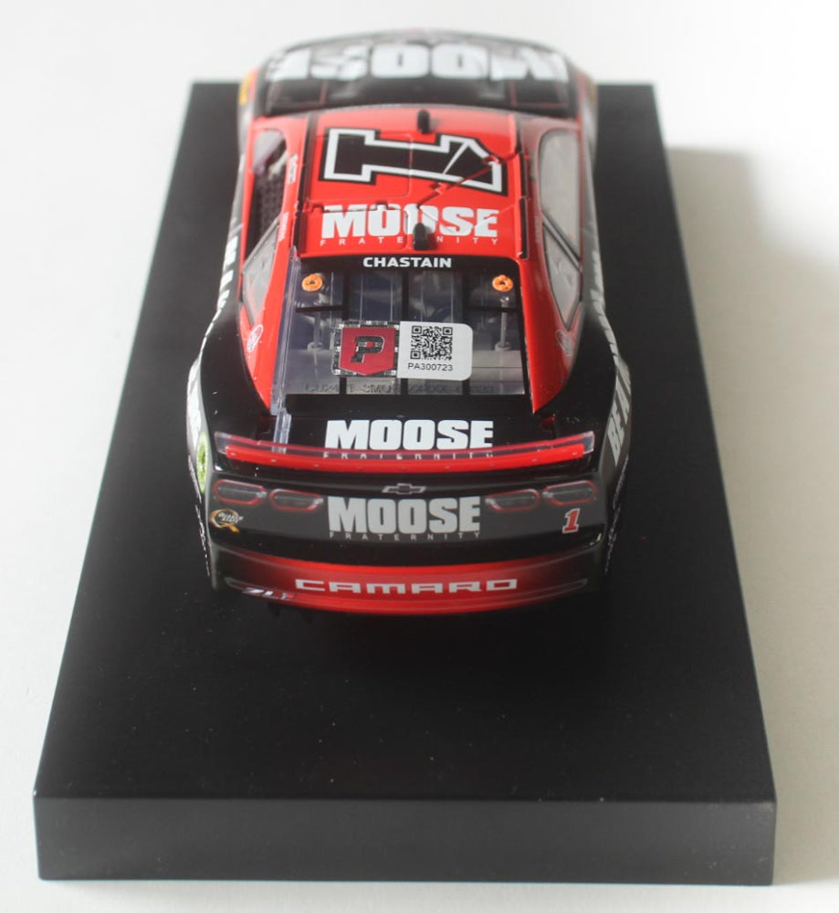 Ross Chastain Signed 2024 #1 Moose Fraternity 1:24 Diecast Car (PA)