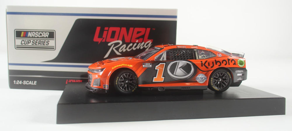 Ross Chastain Signed 2024 #1 Kubota 1:24 Diecast Car (PA)