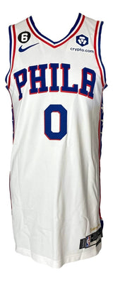 Tyrese Maxey Philadelphia 76ers Game Used Jersey April 22 2023 Vs Nets Fanatics - Sports Integrity