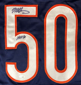 Mike Singletary Chicago Signed Navy Blue Football Jersey HOF 98 Inscribed JSA - Sports Integrity