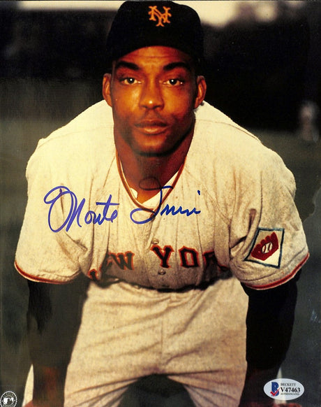 Monte Irvin Signed 8x10 New York Giants Photo BAS V47463 - Sports Integrity