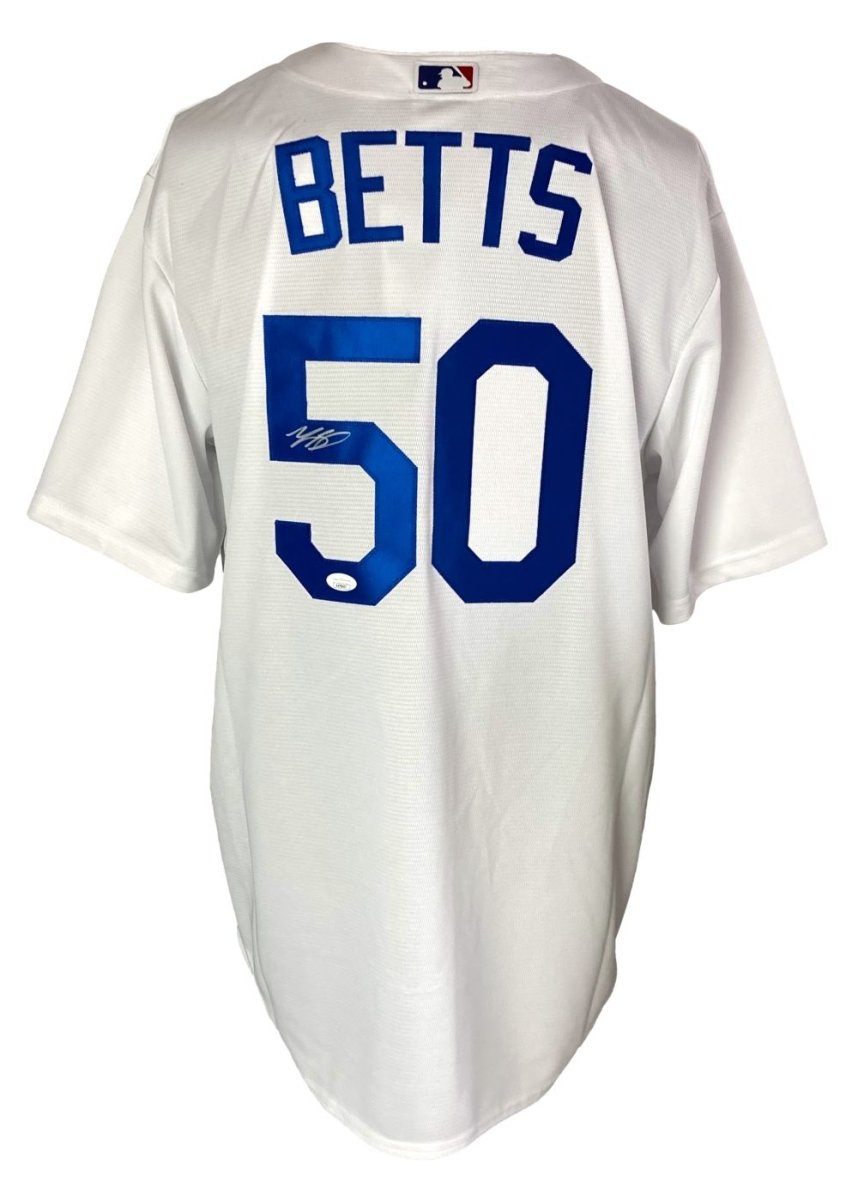 Mookie Betts Signed Los Angeles Dodgers Nike Replica Baseball Jersey JSA - Sports Integrity