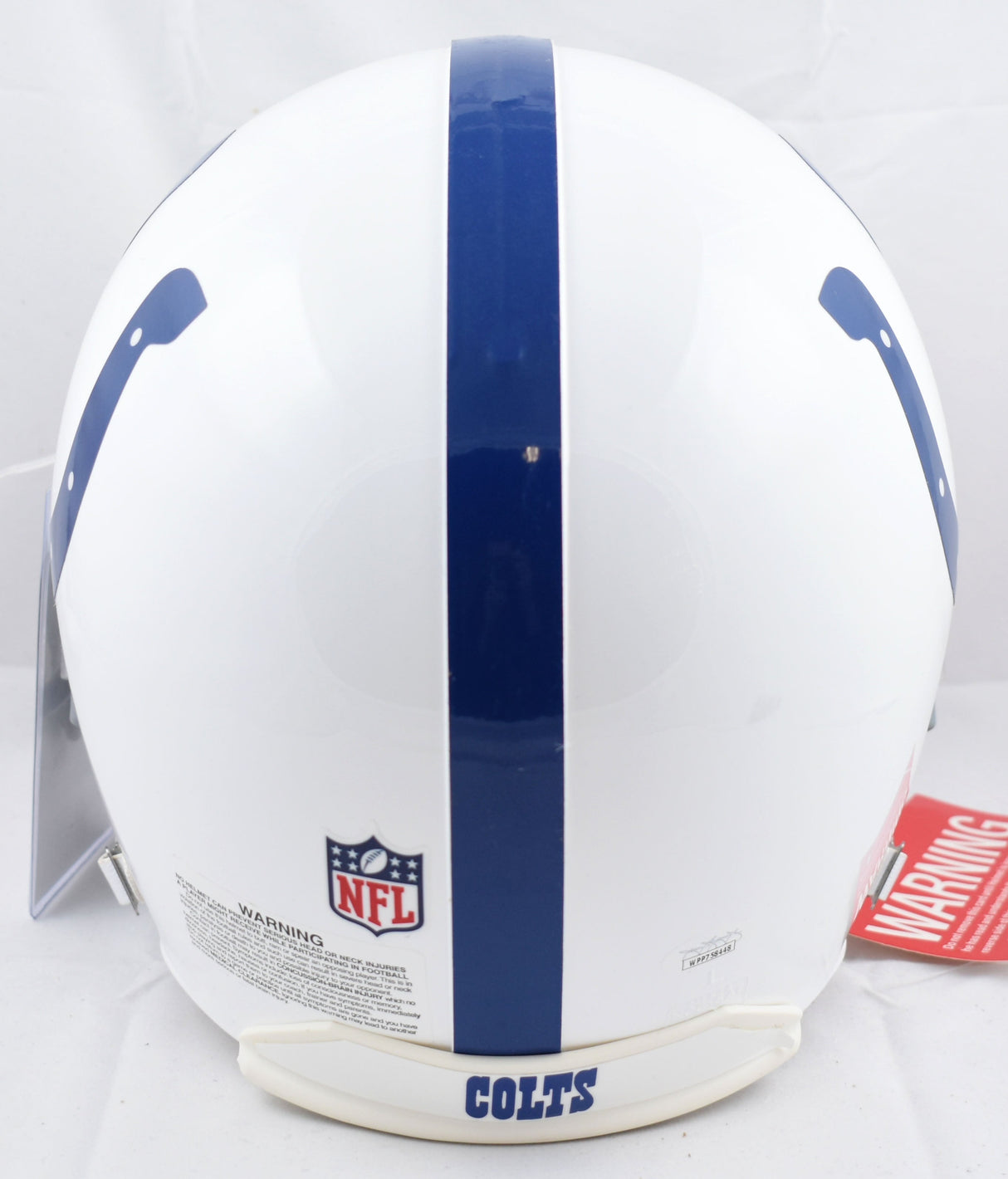 Edgerrin James Autographed Colts F/S Authentic Helmet HOF - JSA W *Black