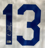 Orlando Hudson Los Angeles Signed White Baseball Jersey Sports Integrity - Sports Integrity