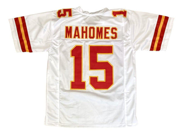 Patrick Mahomes Kansas City White Football Jersey - Sports Integrity