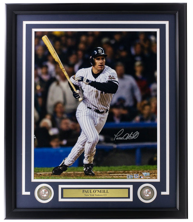 Paul O'Neill Signed Framed 16x20 New York Yankees Photo MLB Fanatics - Sports Integrity