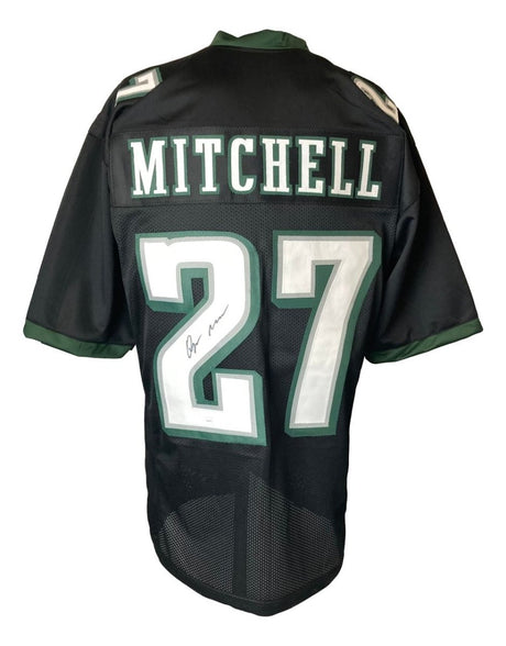 Quinyon Mitchell Philadelphia Signed Black Football Jersey JSA - Sports Integrity