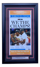 Toronto Raptors Framed 2019 NBA Champions Toronto Star Newspaper Cover Photo - Sports Integrity