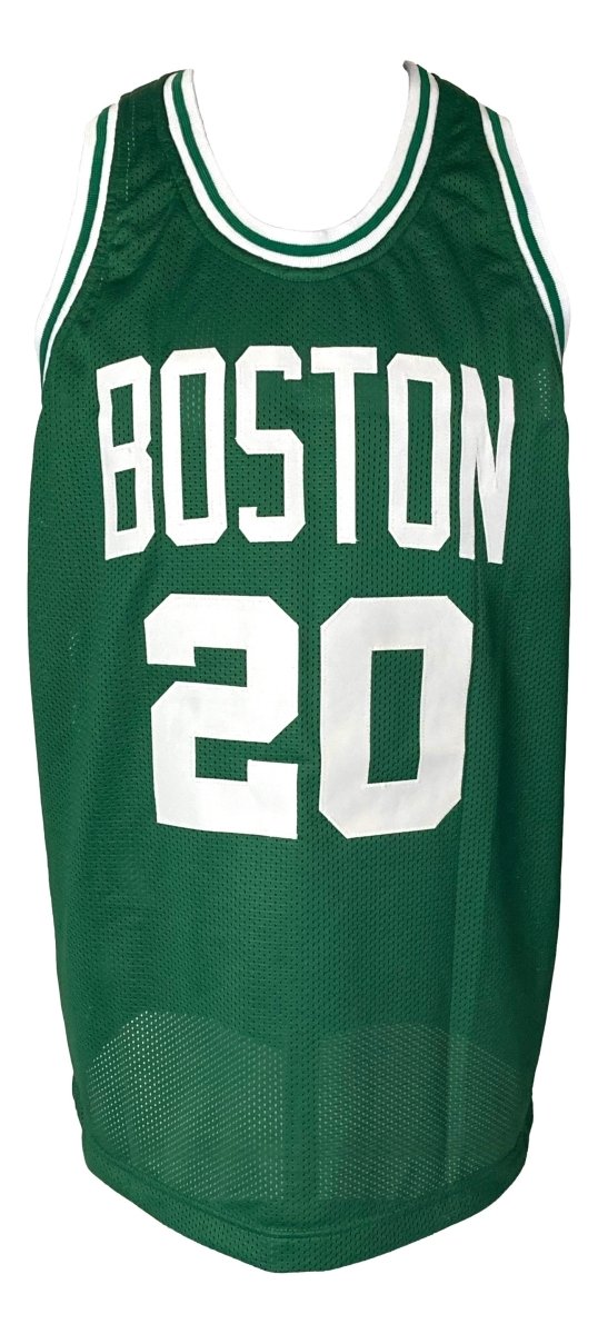 Ray Allen Boston Signed Green Basketball Jersey BAS ITP - Sports Integrity