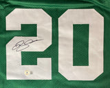 Ray Allen Boston Signed Green Basketball Jersey BAS ITP - Sports Integrity