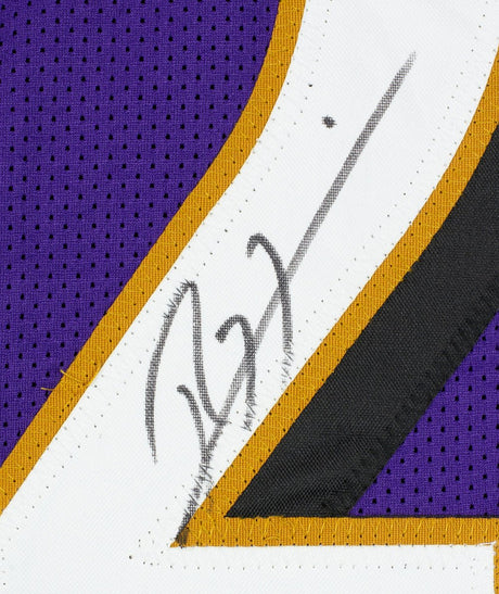 Ray Lewis Signed Purple Pro Style Football Jersey BAS ITP - Sports Integrity