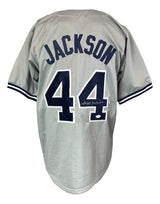 Reggie Jackson New York Signed Gray Baseball Jersey JSA - Sports Integrity